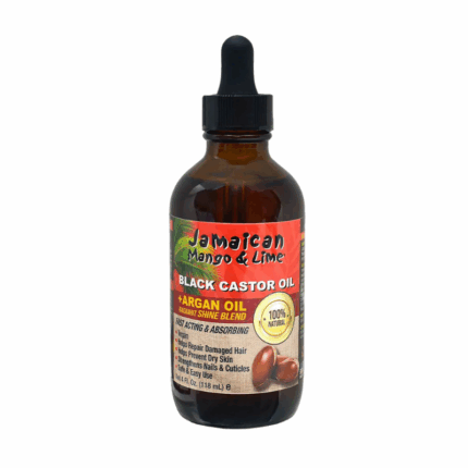 Jamaican Mango & Lime Black Castor Oil argain oil haar- en hoofdhuidolie fles met pipet
