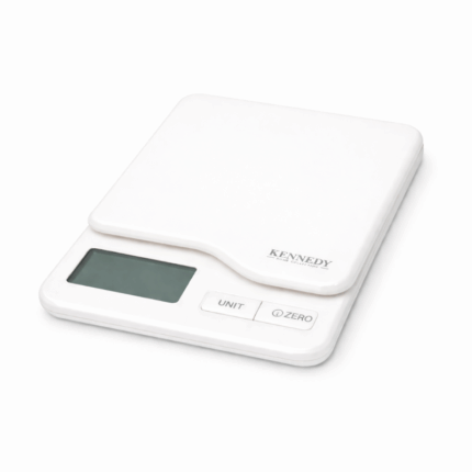Kennedy digitale keukenweegschaal wit met LCD display en zero functie