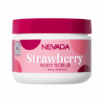 Nevada Body Scrub Strawberry 300 gram exfoliërende lichaamsscrub met aardbei-extract