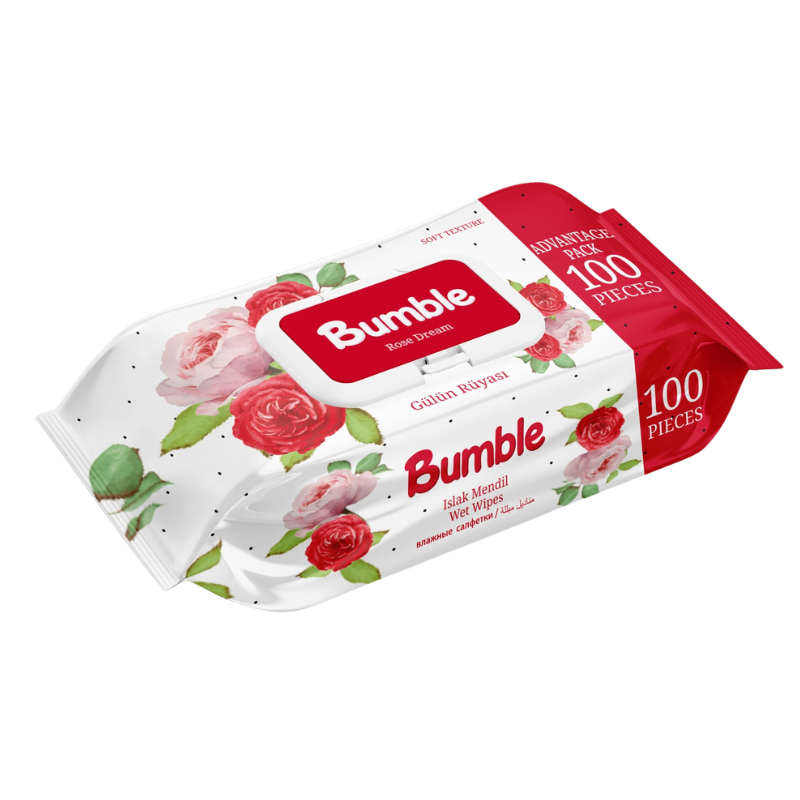 8680734005599 Bumble Wipes Rose Dream verpakking met 100 vochtige doekjes Select 91 more words to run Humanizer.