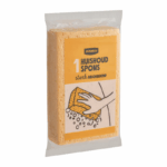 Gele huishoudspons voor keuken en badkamer