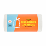 Jumbo pedaalemmer zakken 25 liter rol met 50 stuks