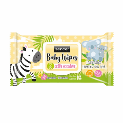 Sence Baby Billendoekjes Extra Sensitive verpakking met 60 babydoekjes