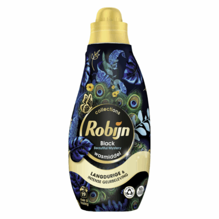 Robijn Wasmiddel Black Beautiful Mystery 665 ml fles voor donkere en zwarte was