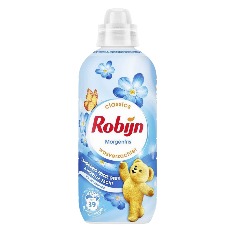 8720181633034 Robijn Wasverzachter Morgenfris 780 ml fles met frisse geur