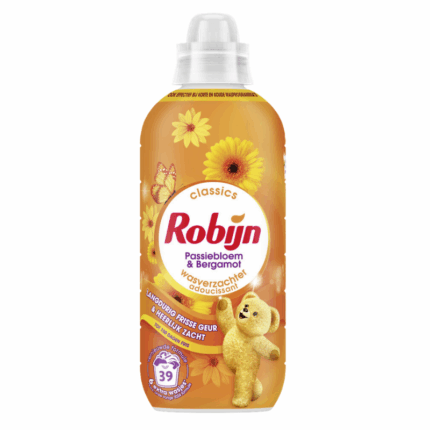 Robijn Wasverzachter Passiebloem & Bergamot 780 ml fles met frisse bloemige geur