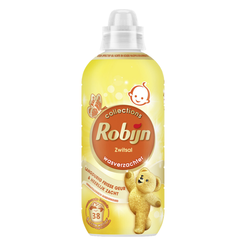 8720181633164 Robijn Wasverzachter Zwitsal 765 ml fles met milde babygeur