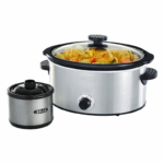 Bella Pro Slowcooker 5 Quart model 14009 met glazen deksel en keramische binnenpot