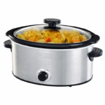 Bella Pro Slowcooker 5 Quart model 14009 met glazen deksel en keramische binnenpot