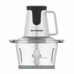 elektrische food chopper 1.8 liter zwart met dubbel RVS mes