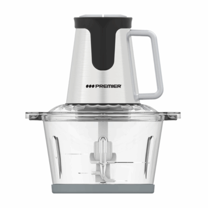 elektrische food chopper 1.8 liter zwart met dubbel RVS mes