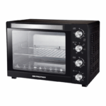 60L elektrische toaster oven zwart met convectie en rotisserie