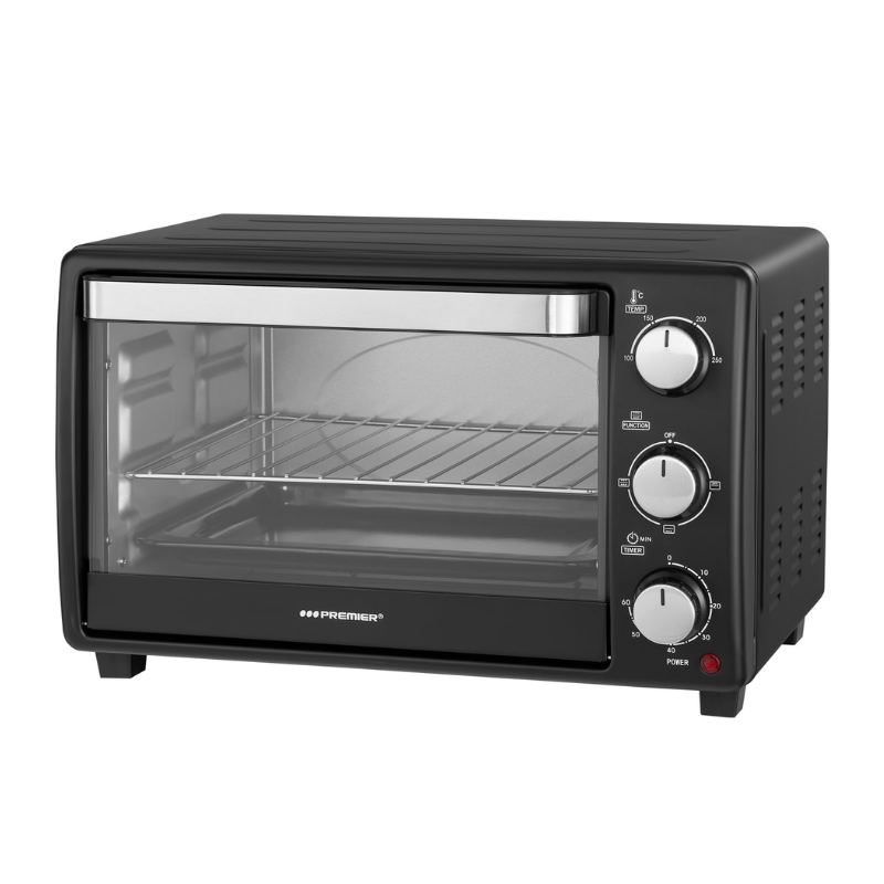 ED9434 46L toaster oven met convectie en rotisserie zwart tafelmodel oven