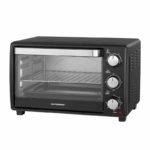 23L toaster oven ED-9434 zwart compacte mini oven met bakplaat en rooster