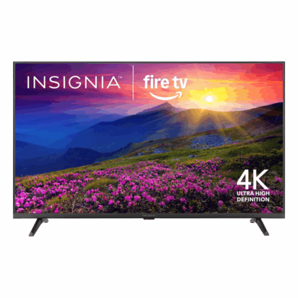 Insignia 55 inch 4K Ultra HD Smart LED televisie met dun zwart scherm en smart tv functies