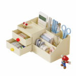 Multifunctionele organizer met lades en vakken voor make-up en bureau accessoires