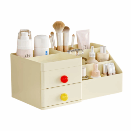 Multifunctionele organizer met lades en vakken voor make-up en bureau accessoires