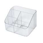 Transparante multifunctionele bureau en make-up organizer met meerdere opbergvakken