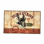 Olio keukenmat met Italiaanse olijfolie print 50x100 cm