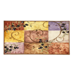 Olio keukenmat met Italiaanse olijfolie print 50x100 cm