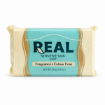 Real Sensitive Skin Soap Fragrance Colour Free 125g milde zeep verpakking
