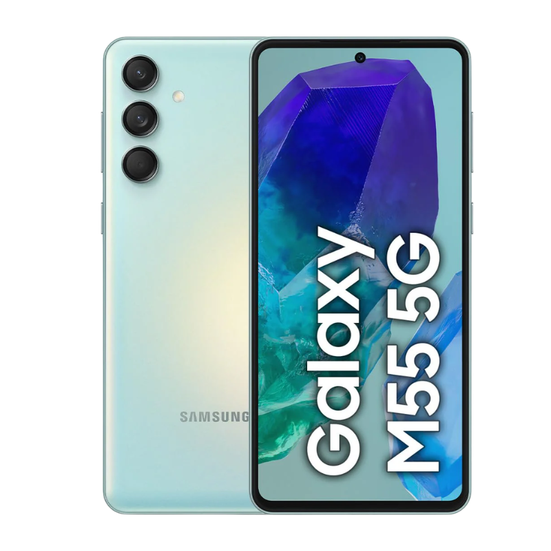 SMM558256LIGHTGREEN Samsung Galaxy M55 256GB - Light Green - Afbeelding 1