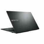 ASUS VivoBook Go 15.6 inch zwart achteraanzicht met slank design en Ryzen 5 16GB RAM 512GB SSD