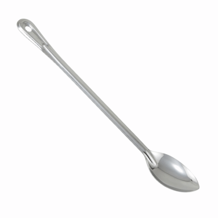 Kitchen Master roestvrijstalen opscheplepel 18 inch met lang handvat en ophangoog.