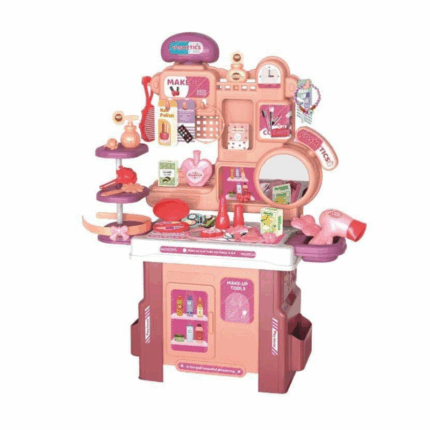 Speelgoed Kaptafel 42 Stuks – Kinder Make-up Tafel met Spiegel