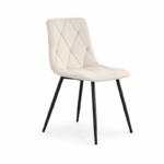 Ronde Eettafel Set met 4 Stoelen - Off-White - Afbeelding 2