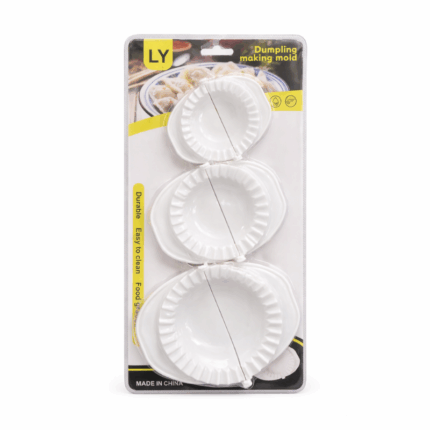 Plastic Dumpling Maker Set – Deegvormer voor Dumplings & Empanada’s – 3 Stuks