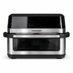 Blaupunkt airfryer met dubbele lade open RVS zwart
