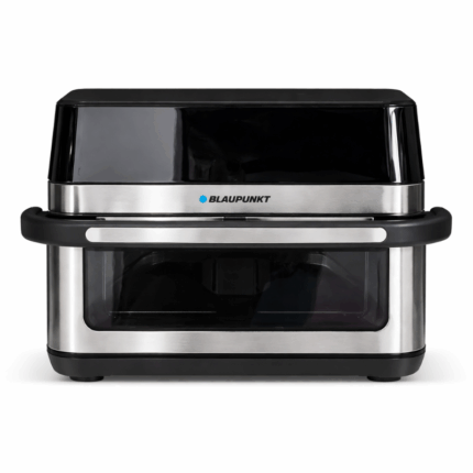 Blaupunkt airfryer met dubbele lade open RVS zwart