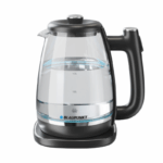 Blaupunkt Waterkoker 1.8L Draadloos – Glazen Elektrische Waterkoker Zwart