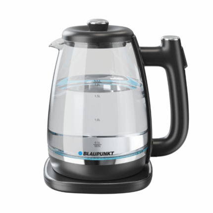 Blaupunkt Waterkoker 1.8L Draadloos – Glazen Elektrische Waterkoker Zwart