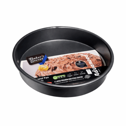 Baker's Secret ronde bakblik 23 cm met non-stick coating voor cake en taart