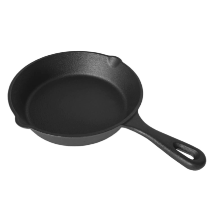 Epicure gietijzeren koekenpan 24 cm met schenktuit