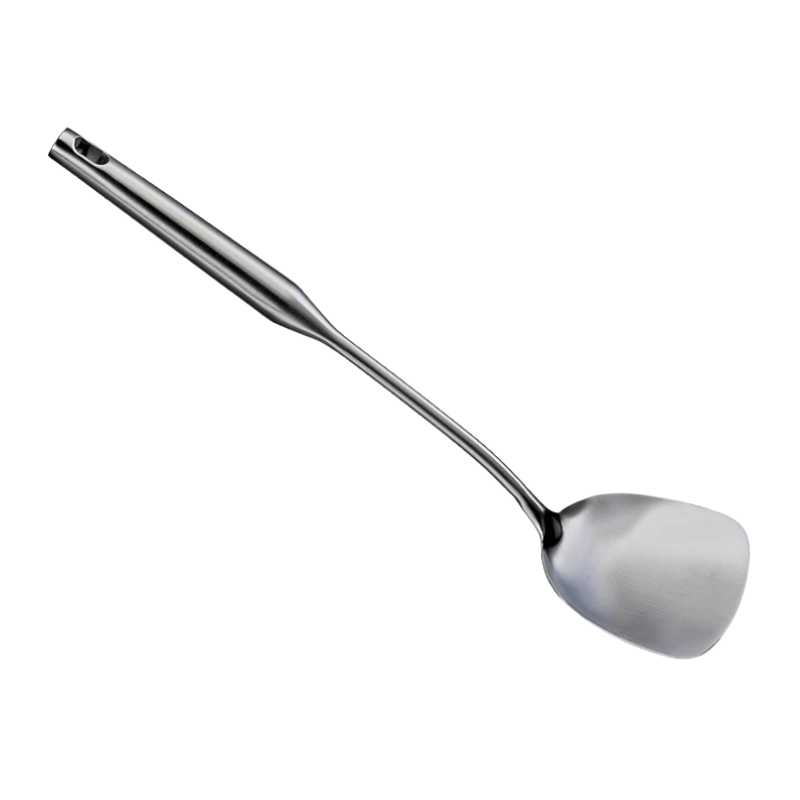 EY1255 hocuf rvs wokspatel met ophangoog roerbakspatel keuken