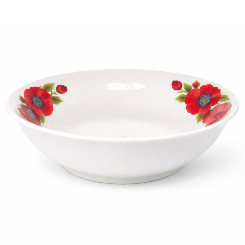 HS10SB004 Homestar Soepkom met Klaproosprint - 10 Inch - Afbeelding 1