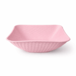 Plastic Fruitschaal 27×27×12 cm - Diverse Kleuren