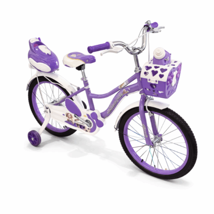 paarse meisjes fiets 20 inch