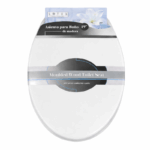 Lotus MDF houten toiletbril wit 19 inch