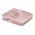 Ucsan afdruiprek met opvangbak voor borden en glazen