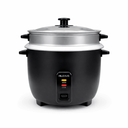Milexus Rijstkoker Zwart 1.5L | Compact & Automatisch