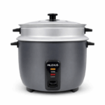 Milexus Rijstkoker 2.2L Grijs – Rijstkoker & Stomer met Warmhoudfunctie