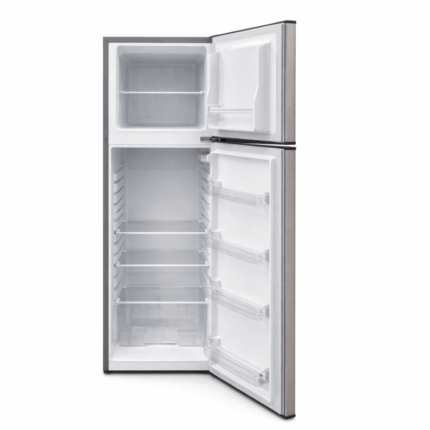 Milexus 6.5 Cu.Ft. koelkast met vriesvak boven, open deur met 4 deurvakken en transparante groentelade