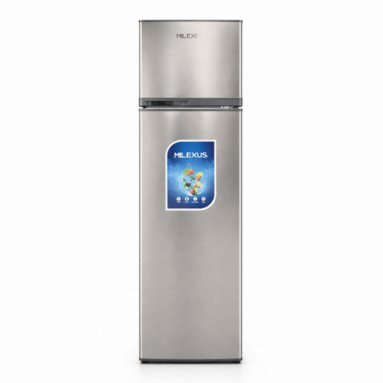 Milexus 6.5 Cu.Ft. koelkast met vriesvak boven, open deur met 4 deurvakken en transparante groentelade