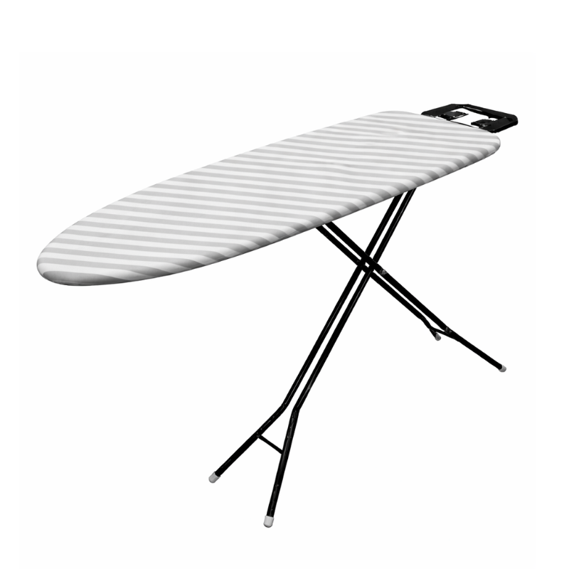 NS336452 Lotus Strijkplank 122×45 cm Extra Breed met Strijkijzerhouder – Stevig & Stabiel – Diverse Prints