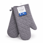 Scarlett Classics ovenwanten set van 2 hittebestendige keukenhandschoenen - grijs