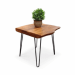 Soho Bijzettafel met Houten Blad